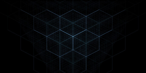Obraz na płótnie Canvas abstract blue background with squares