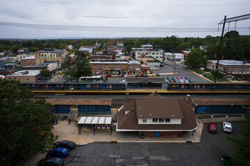 Aerial Drone of Metuchen New Jersey 