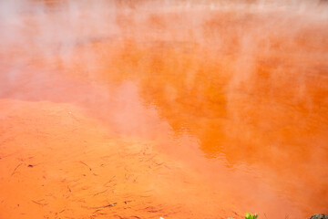 別府観光地「血の池地獄」