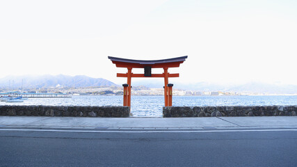 Torii Gate on the shore