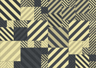 Abstract Geometric Pattern generative computational art illustration