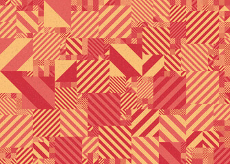 Abstract Geometric Pattern generative computational art illustration