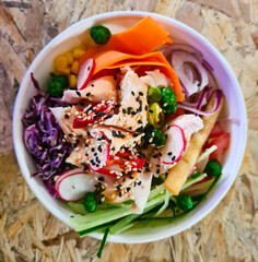 salad with cheese