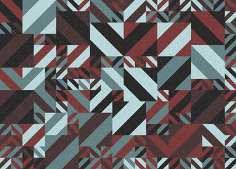 Abstract Geometric Pattern generative computational art illustration