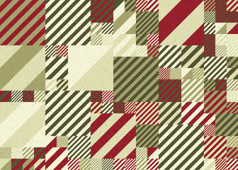Fototapeta premium Abstract Geometric Pattern generative computational art illustration