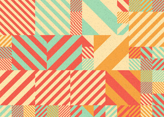 Obraz premium Abstract Geometric Pattern generative computational art illustration