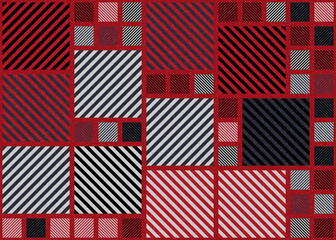 Abstract Geometric Pattern generative computational art illustration