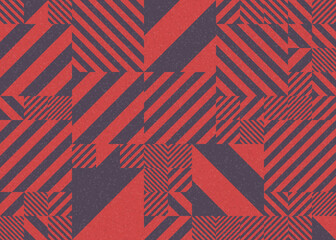 Abstract Geometric Pattern generative computational art illustration