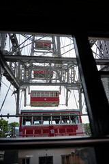 Struts in the Ferris wheel of the Prater, Vienna 