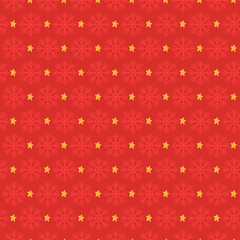 Seamless Christmas pattern vector design art. Cute festive background with holiday seamless pattern for gift wrapping paper, fabric, clothes, textile, surface, and more. 