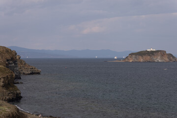 view of the coast of the sea