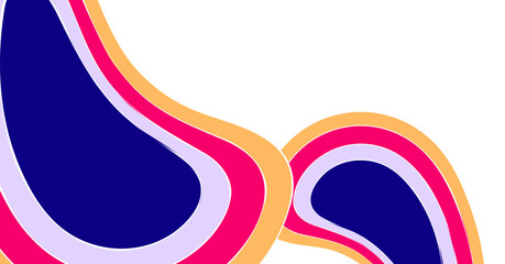 Abstract art background with elements vector. Painting texture decoration with art acrylic poster design.