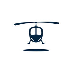 Helicopter flight school academy logo design