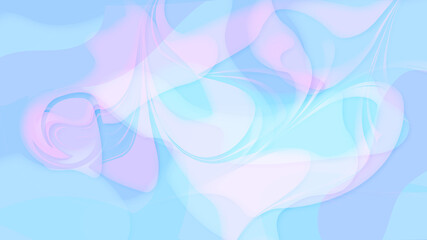 Colorful abstract wave pattern background in pink and light blue. Creative Wallpaper. 
