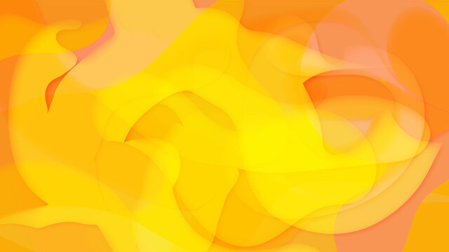 Colorful abstract wave pattern background in yellow and orange. Creative Wallpaper. 