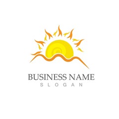 Sun Vector illustration Icon