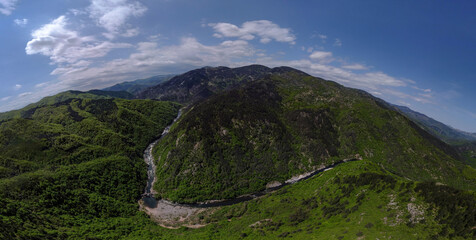 Fototapeta premium panorama of the mountains