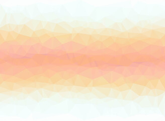 Pastel Yellow And Pink Poligonal Background, Vector Illustration