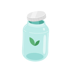 Glass jar for bulk products.