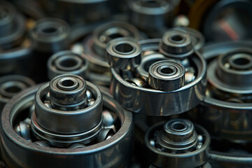 Fototapeta na wymiar Bearings. Ball bearings. Thrust bearings.
