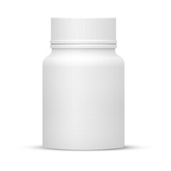 White Plastic Bottle