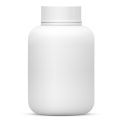 White Plastic Bottle
