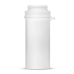 White Plastic Bottle