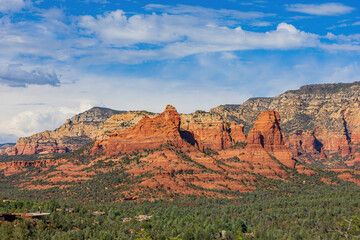 Sunny landscape of Sedona