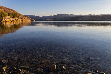 Natural landscape of Lake Mead area
