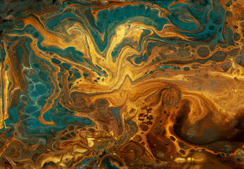 Fashionable image. Purple acrylic liquid structure.