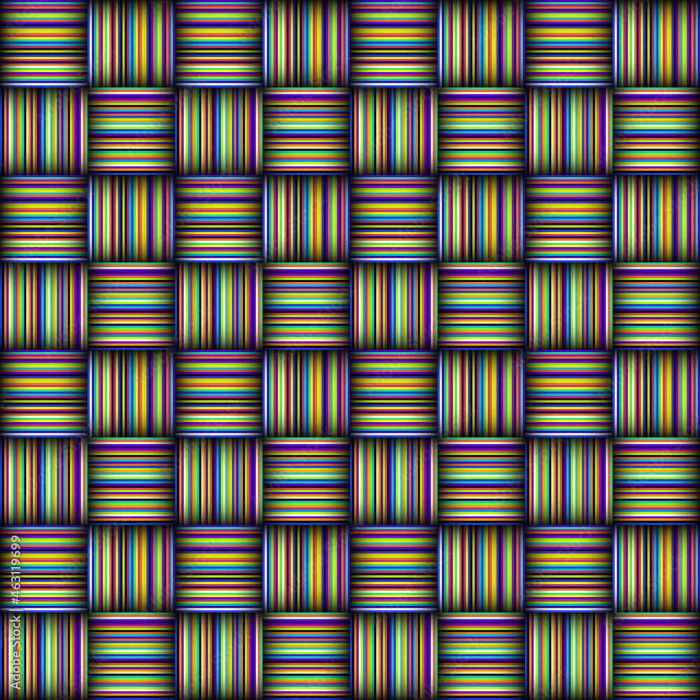 Poster Patchwork textile pattern. Seamless quilting design background.