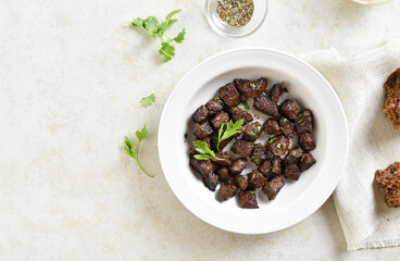 Garlic butter steak bites