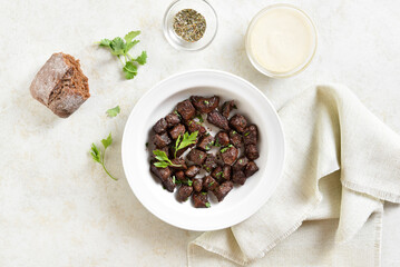 Garlic butter steak bites