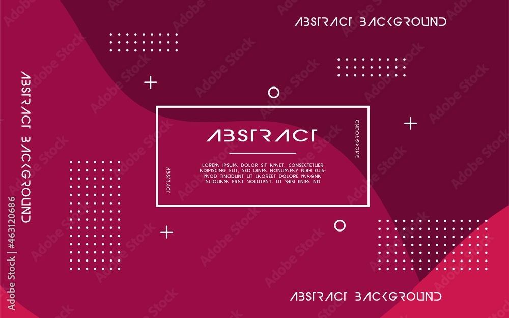 Poster modern abstract red liquid background. dynamic textured geometric elements design .can be used on po