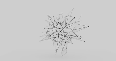 3d wireframe renders DOF