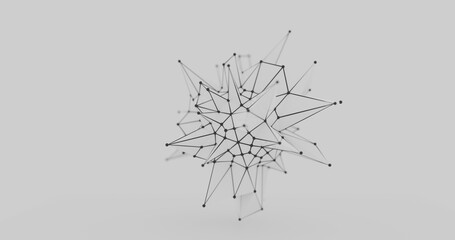 3d wireframe renders DOF