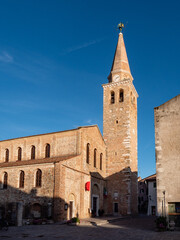 Basilica of Sant'Eufemia Church in Grado, Friuli-Venezia Giulia, Italy on a Summer Evening