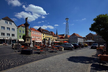 Obraz premium Marktplatz Bad Neustadt