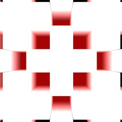 Fototapeta premium white cross in 3D exploding view 