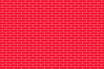 Fototapeta na wymiar red brick wall pattern wallpaper background vector