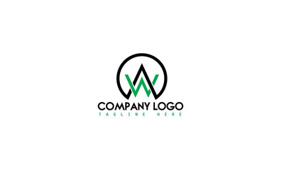Aw logo design