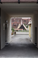 Architektur in Rothenburg ob der Tauber. Rothenburg o.d. T.
