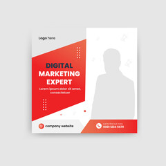 corporate social media post design template