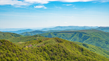 landscape with mountains