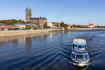 Deurstickers Bilder aus der Landeshauptstadt Magdeburg © dk-fotowelt