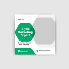 corporate social media post design template