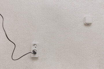 Home electrical appliances, plug and socket safe use, power of connection of electrical equipment