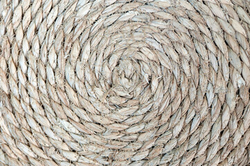 Wicker basket, knitted, wooden, woven.