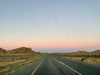Fototapeta premium South Africa, Northern Cape, desert, sunset, sunrise