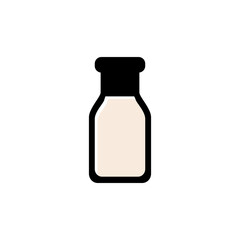 Milk icon does not contain dairy products. Milk and lactose free packaging and labels